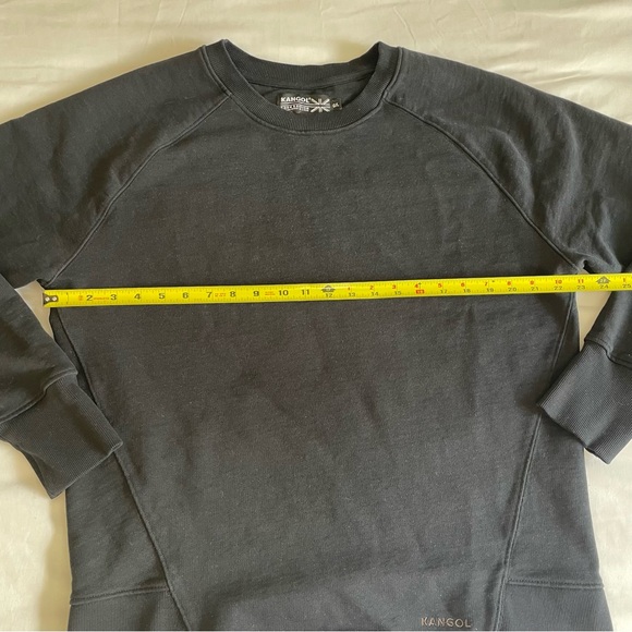 Kangol 100% Cotton Classic Black Crewneck Sweatshirt Unisex - Picture 13 of 14